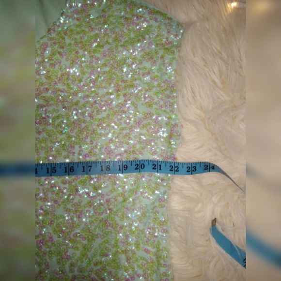 Worthington iridicent sequined top PXL - Picture 4 of 6